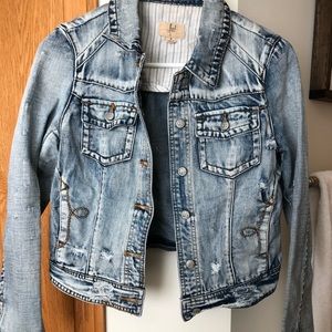 Distressed Jean Jacket